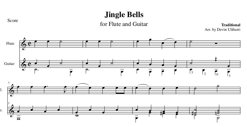 Jingle bells flute hotsell